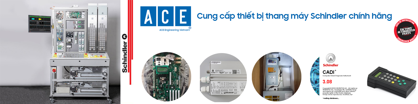 Cung cấp giải pháp và thang máy Schindler, Chiller tại Việt Nam